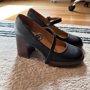 Black Mary Jane Heels